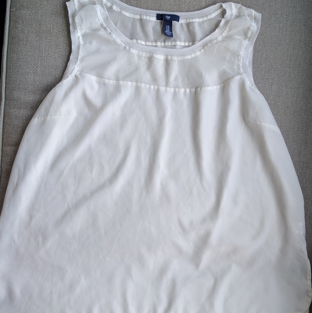 Ivory Hi/Lo Layering Top